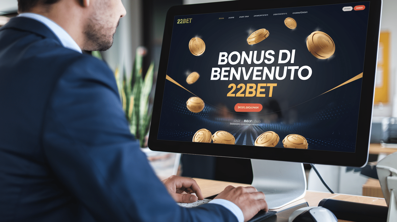 bonus di benvenuto 22 bet